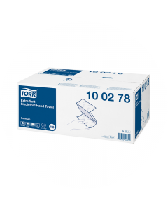 Tork soft singlefold hand towel wit 2-laags (H3)