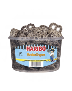 Haribo zoute krakelingen silo
