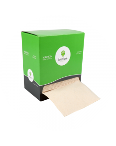 Biodore servetten in dispenser beige