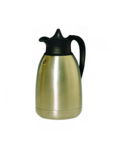 Thermoskan RVS 1,5 liter mat zwarte dop