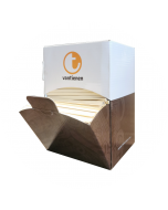 Vantienen roerstaafjes bamboe 110 mm dispenser